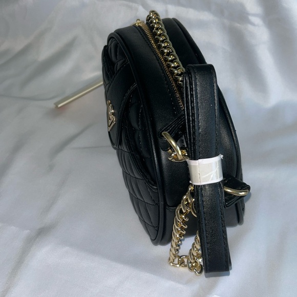 Valentino Orlandi Quilted V Gold Tone Logo Camera Crossbody Shoulder Bag - Picture 3 of 10